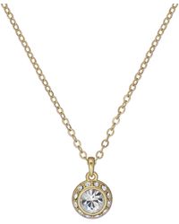 Ted Baker - Soltell Solitaire Sparkle Crystal Necklace For - Lyst