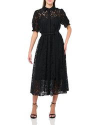 Anne Klein - Corded Lace Shirtdress - Lyst