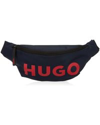 waist bags and bumbags Mens Bags Belt Bags HUGO Ethon Al_bumbag Belt Bag in Red for Men 
