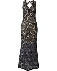 Guess - Vestito Lungo Christel W5GK37KCS90 Nero XL - Lyst