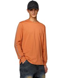 DIESEL - _t-just-ls-n7 Magliet_shirt_brown_xxl - Lyst