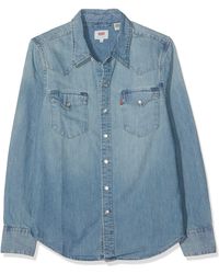 Levi's Barstow Western Denim Shirt - Blue