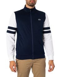 Lacoste - Uomo Giacca sportiva con zip e logo - Lyst