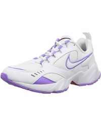 nike white and lilac air heights trainers