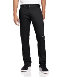 Skinny-straight Double Knee Work Pant 