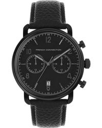 French Connection - Analog Black Dial Watch-fcp33bl - Lyst