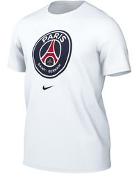 Nike - Paris Saint-germain Psg M Nk Crest Tee T-shirt - Lyst