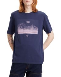 Levi's - Ss Relaxed Fit Tee Blues - Lyst