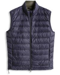 Esprit 105ee2h001 Indigo Vest Mouwloos Gilet in het Blauw voor heren Heren Kleding voor voor Jacks voor Gilets en bodywarmers 