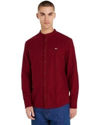 Tommy Hilfiger - Tommy Jeans Mao Flannel Shirt Long Sleeve - Lyst