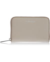 Calvin Klein - Foil Logo Medium Zip Around Lv04f1091g - Lyst