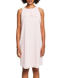 Esprit - Ärmelloses Crêpe-Chiffon-Minikleid - Lyst