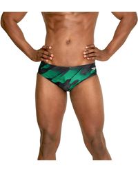 Speedo - Standard Swimsuit Brief Powerflex Eco Coded Riff Team Colors - Lyst