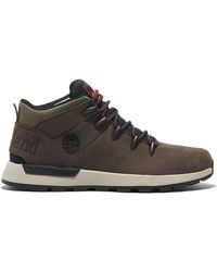 Timberland - Sprint Trekker Mid Nubuck Dark Brown Stiefel 44 EU - Lyst