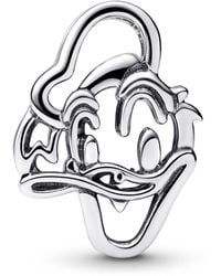 PANDORA - Silber Charm Disney Donald Duck 793909C00 - Lyst