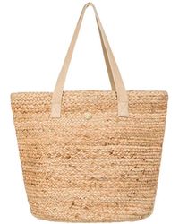 Roxy - Straw Beach Bag For - Straw Beach Bag - - One Size - Lyst