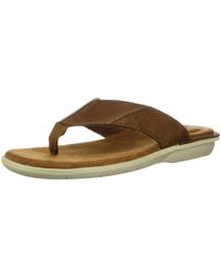 clarks flip flops mens gold