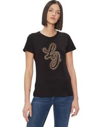 Liu Jo - T-Shirt Donna Liujo wa4051js923-n9070 Nero - Lyst