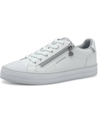 S.oliver - Sneaker flach mit Reißverschluss Low Top - Lyst