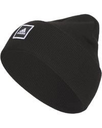 adidas - Wide Cuff Fold Beanie - Lyst