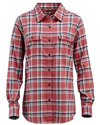 Wolverine Womens Aurora Two-Sided Brushed Flannel Shirt