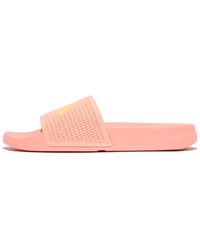 Fitflop - Iqushion Arrow Knit Slides Sandal - Lyst