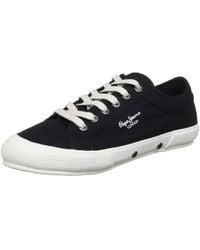 Pepe Jeans - Bump Black Fashion Trainer Pfs30680 9.5 Uk - Lyst
