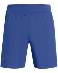 Under Armour - S Ua Launch Pro 7 Shorts Running Tech Blue L - Lyst
