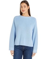 Tommy Hilfiger - Co Cardi Stitch C-NK SWT Pullovers - Lyst