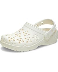 Crocs™ - Classic Floral Cut Out Clog K - Lyst