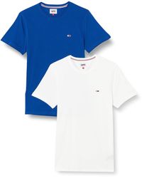 Tommy Hilfiger - Tommy Jeans Short-sleeve T-shirt Jersey Slim Fit Pack Of 2 - Lyst