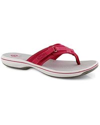 clarks breeze sky flip flops