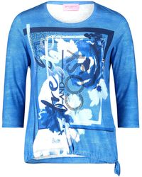 Betty Barclay - Printshirt mit Tunnelzug Blue-Light Blue,44 - Lyst