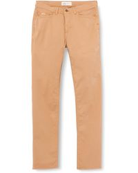 Springfield - Pantalones 5 Bolsillos Ligero Color Slim Lavado - Lyst