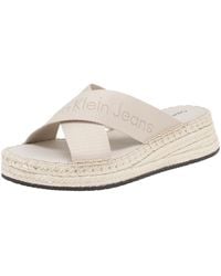 Calvin Klein - Sporty Wedge Rope Sandal Mr Yw0yw01364 - Lyst