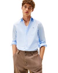 Tommy Hilfiger - Flex Poplin Kent Collar Sf Shirt Mw0mw40460 L/s Shirt - Lyst