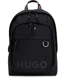 HUGO - Rucksack Mit Logo-Print Und Logo-Trägern - Lyst
