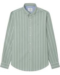 Springfield - Camisa de Poplin con Rayas popelín - Lyst