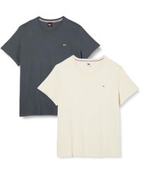 Tommy Hilfiger - T-Shirt Kurzarm Tjm Xslim 2Pack Jersey Tee Ext Regular Fit - Lyst