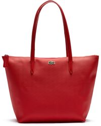 Lacoste - Small Tote Bag L.12.12 Concept High Risk Red - Lyst