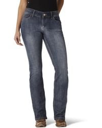 Wrangler - Mid Rise Boot Cut Jeans - Lyst