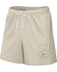 Nike - Sportswear Club Fleece French-terry Shorts Met Middelhoge Tailleband En Afbeelding - Lyst