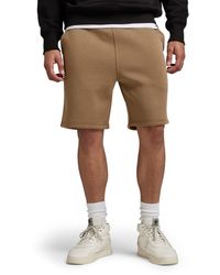 G-Star RAW - Premium Core Sweat Shorts - Lyst