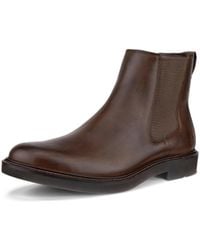 Ecco - London Double Gore Chelsea Boots (Cocoa) Boots - Lyst