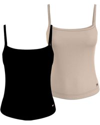 Tommy Hilfiger - Set Van 2 Stretchtops Voor - Lyst