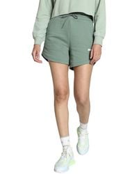 PUMA - Sporthose "Essentials Hochgeschnittene Shorts Damen" - Lyst