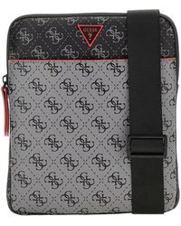 Guess - Milano Reverse Eco Small Bags Grey/black – One Size – Wallet/handbag - Lyst