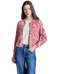 Street One - Silk-Look Jacke mit Print - Lyst