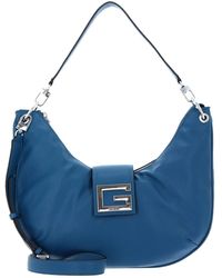 Guess - Brightside Large Hobo Blue - Lyst