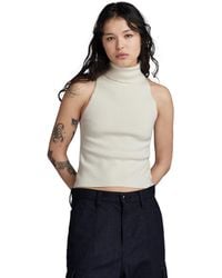 G-Star RAW - Ny Raw Slim Knitted Top - Lyst